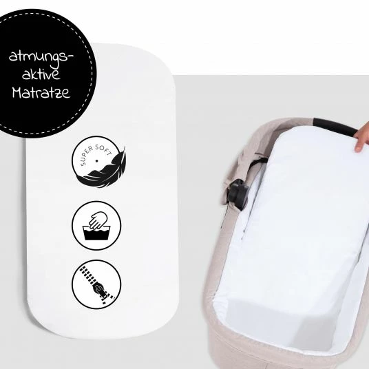 Flash Sale ✨ Hauck Babywanne für Buggy Colibri - Melange Beige 🌟 2 Flash Sale ✨ Hauck Babywanne für Buggy Colibri - Melange Beige 🌟 - Image 2