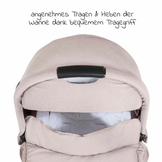 Flash Sale ✨ Hauck Babywanne für Buggy Colibri - Melange Beige 🌟 3 Flash Sale ✨ Hauck Babywanne für Buggy Colibri - Melange Beige 🌟 - Image 3