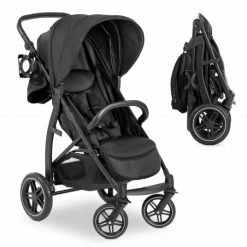 Cheapest 🎉 Hauck Buggy Rapid 4D (bis 25 kg) - XL Verdeck & All-Terrain Bereifung - Black - Collection 2022 😍