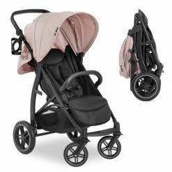 Cheapest 👏 Hauck Buggy Rapid 4D (bis 25 kg) - XL Verdeck & All-Terrain Bereifung - Dutsy Rose - Collection 2022 🛒