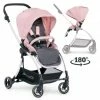 New ⭐ Hauck Buggy & Sportwagen Eagle 4S inkl. Beindecke (bis 25 kg belastbar) - Pink Grey ⌛