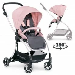 New ⭐ Hauck Buggy & Sportwagen Eagle 4S inkl. Beindecke (bis 25 kg belastbar) - Pink Grey ⌛