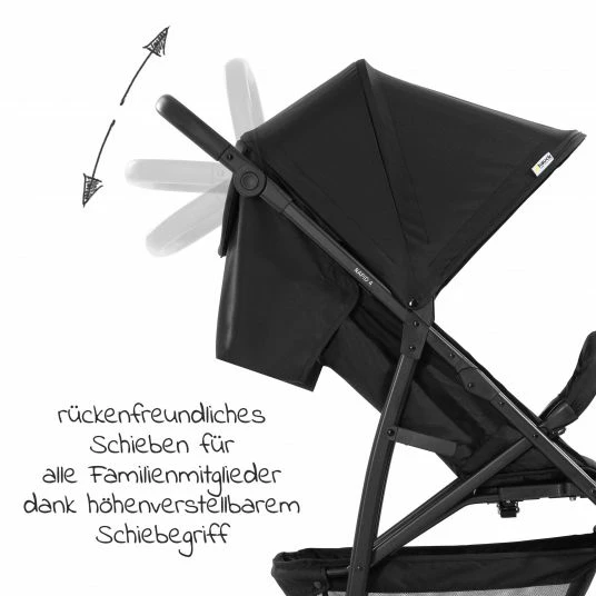 Flash Sale π― Hauck Buggy & Sportwagen Rapid 4 (bis 25 kg) - Black - Collection 2022 π 4 Flash Sale π― Hauck Buggy & Sportwagen Rapid 4 (bis 25 kg) - Black - Collection 2022 π - Image 4