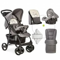 Discount ⭐ Hauck Buggy & Sportwagen Shopper SLX inkl. Babyschale, Wickeltasche, Fußsack und Regenschutz - Pooh Cuddles 🔥