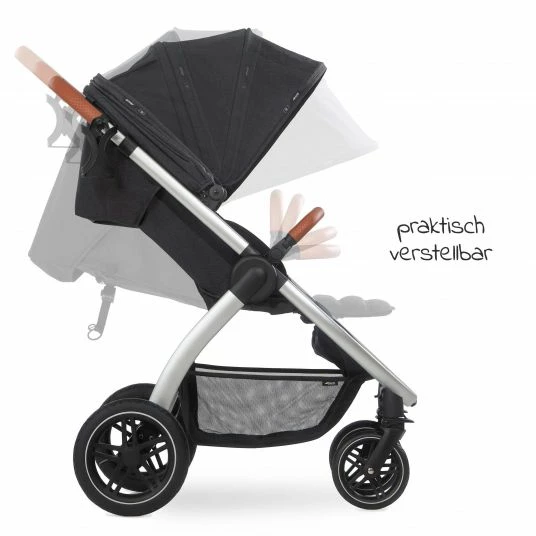 Brand new ⭐ Hauck Buggy & Sportwagen UpTown (mit Liegefunktion, Schieber höhenverstellbar, Einhand-Faltung) - Melange Black 👏 6 Brand new ⭐ Hauck Buggy & Sportwagen UpTown (mit Liegefunktion, Schieber höhenverstellbar, Einhand-Faltung) - Melange Black 👏 - Image 6
