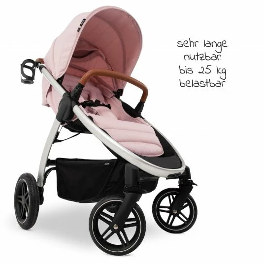 Budget ⭐ Hauck Buggy & Sportwagen UpTown (mit Liegefunktion, Schieber höhenverstellbar, Einhand-Faltung) - Melange Rose ✔️ 2 Budget ⭐ Hauck Buggy & Sportwagen UpTown (mit Liegefunktion, Schieber höhenverstellbar, Einhand-Faltung) - Melange Rose ✔️ - Image 2
