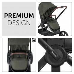 Coupon 👍 Hauck Buggy & Sportwagen Walk N Care mit Liegefunktion und drehbarem Sitz (bis 25 kg belastbar) - Dark Olive - Collection 2022 🔥 -Way Sales hauck buggy sportwagen walk n care mit liegefunktion und drehbarem sitz bis 25 kg belastbar dark olive 165393 d3
