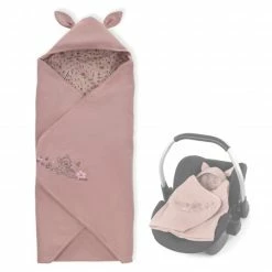 New 🎉 Hauck Einschlagdecke / Kuscheldecke Snuggle N Dream - Disney - Bambi Rose ⌛