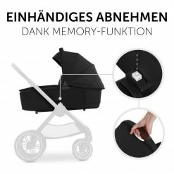 Coupon 😀 Hauck Faltbare Babywanne (Carrycot) für Walk N Care Kinderwagen - Black - Collection 2022 😍 -Way Sales hauck faltbare babywanne carrycot fur walk n care kinderwagen black 165409 d2