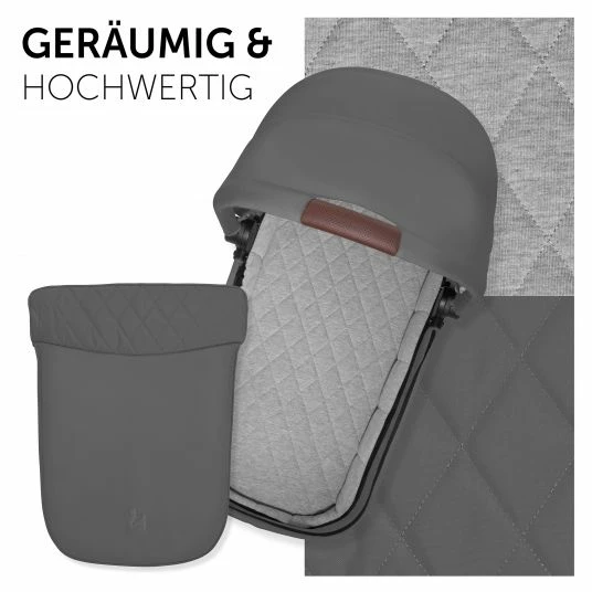 Best Sale 😉 Hauck Faltbare Babywanne (Carrycot) für Walk N Care Kinderwagen - Dark Grey - Collection 2022 ✨ 4 Best Sale 😉 Hauck Faltbare Babywanne (Carrycot) für Walk N Care Kinderwagen - Dark Grey - Collection 2022 ✨ - Image 4