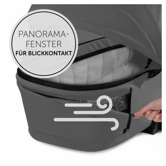 Best Sale 😉 Hauck Faltbare Babywanne (Carrycot) für Walk N Care Kinderwagen - Dark Grey - Collection 2022 ✨ 5 Best Sale 😉 Hauck Faltbare Babywanne (Carrycot) für Walk N Care Kinderwagen - Dark Grey - Collection 2022 ✨ - Image 5
