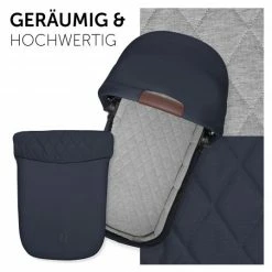 Best deal ⌛ Hauck Faltbare Babywanne (Carrycot) für Walk N Care Kinderwagen - Dark Navy Blue - Collection 2022 🔥 -Way Sales hauck faltbare babywanne carrycot fur walk n care kinderwagen dark navy blue 165416 d3
