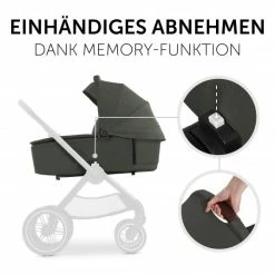 Coupon 💯 Hauck Faltbare Babywanne (Carrycot) für Walk N Care Kinderwagen - Dark Olive - Collection 2022 👏 -Way Sales hauck faltbare babywanne carrycot fur walk n care kinderwagen dark olive 165447 d2