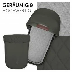 Coupon 💯 Hauck Faltbare Babywanne (Carrycot) für Walk N Care Kinderwagen - Dark Olive - Collection 2022 👏 -Way Sales hauck faltbare babywanne carrycot fur walk n care kinderwagen dark olive 165447 d3