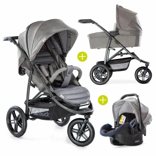 Discount ๐ Hauck Kinderwagen-Set Rapid 3R Trioset mit Babywanne, Autositz und Sportwagen (bis 25 kg) - Charcoal ๐ 1 Discount ๐ Hauck Kinderwagen-Set Rapid 3R Trioset mit Babywanne, Autositz und Sportwagen (bis 25 kg) - Charcoal ๐