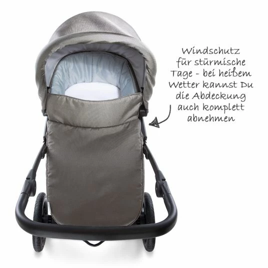 Discount ๐ Hauck Kinderwagen-Set Rapid 3R Trioset mit Babywanne, Autositz und Sportwagen (bis 25 kg) - Charcoal ๐ 5 Discount ๐ Hauck Kinderwagen-Set Rapid 3R Trioset mit Babywanne, Autositz und Sportwagen (bis 25 kg) - Charcoal ๐ - Image 5