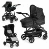 Cheapest 💯 Hauck Stroller Set Rapid 4 Plus Trio Set - Caviar Silver 🔔