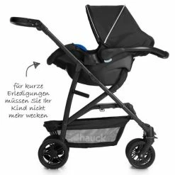 Cheapest 💯 Hauck Stroller Set Rapid 4 Plus Trio Set - Caviar Silver 🔔 -Way Sales hauck kinderwagen set rapid 4 plus trio set caviar silver 149522 d5