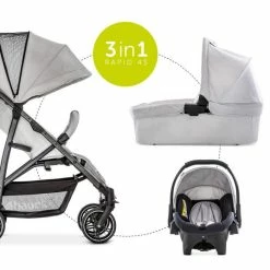 Budget 😉 Hauck Kinderwagen-Set Rapid 4S Plus Trioset mit Babywanne, Autositz und Sportwagen (bis 25 kg) - Lunar Stone 🧨 -Way Sales hauck kinderwagen set rapid 4s plus trioset mit babywanne autositz und sportwagen bis 25 kg lunar stone 149829 d1