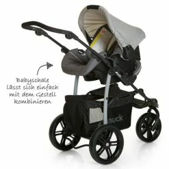 Flash Sale ⭐ Hauck Stroller Set Viper SLX Trio Set - Smoke Grey 🎉 -Way Sales hauck kinderwagen set viper slx trio set smoke grey 312193 d3