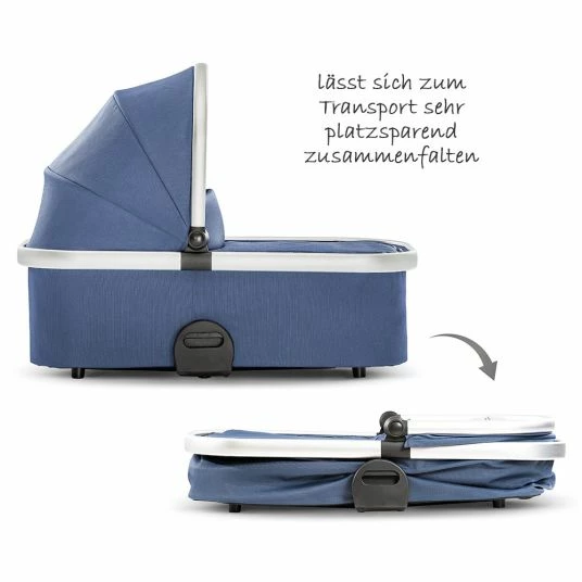 Budget ❤️ Hauck Kombi-kinderwagen Apollo inkl. Babywanne, Sportsitz und XXL Zubehörpaket - Denim 🔔 5 Budget ❤️ Hauck Kombi-kinderwagen Apollo inkl. Babywanne, Sportsitz und XXL Zubehörpaket - Denim 🔔 - Image 5