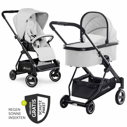 Cheapest 🔥 Hauck Kombi-kinderwagen Apollo inkl. Babywanne, Sportsitz und XXL Zubehörpaket - Lunar 🎉 1 Cheapest 🔥 Hauck Kombi-kinderwagen Apollo inkl. Babywanne, Sportsitz und XXL Zubehörpaket - Lunar 🎉