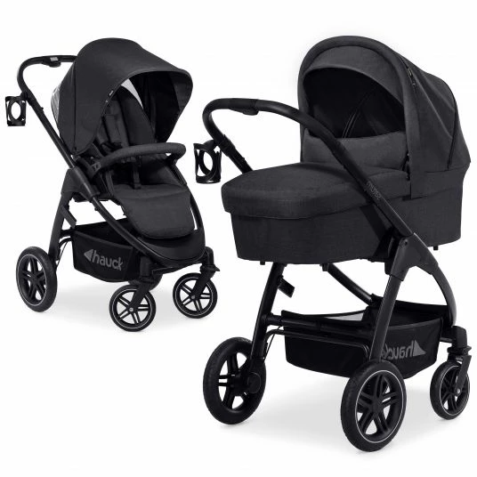 Deals โ Hauck Kombi-Kinderwagen Saturn R Duoset inkl. Babywanne und Sportsitz (bis 25 kg belastbar) - Melange Black - Collection 2023 ๐ 1 Deals โ Hauck Kombi-Kinderwagen Saturn R Duoset inkl. Babywanne und Sportsitz (bis 25 kg belastbar) - Melange Black - Collection 2023 ๐