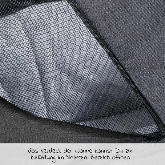 Deals โ Hauck Kombi-Kinderwagen Saturn R Duoset inkl. Babywanne und Sportsitz (bis 25 kg belastbar) - Melange Black - Collection 2023 ๐ 5 Deals โ Hauck Kombi-Kinderwagen Saturn R Duoset inkl. Babywanne und Sportsitz (bis 25 kg belastbar) - Melange Black - Collection 2023 ๐ - Image 5