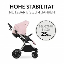 Outlet 🌟 Hauck Kombi-Kinderwagen Vision X Duoset Black (Sportwagen & Babywanne) - Melange Rose 🎁 -Way Sales hauck kombi kinderwagen vision x duoset black sportwagen babywanne melange rose 165263 d4