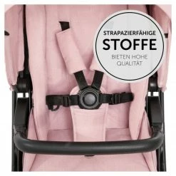 Outlet 🌟 Hauck Kombi-Kinderwagen Vision X Duoset Black (Sportwagen & Babywanne) - Melange Rose 🎁 -Way Sales hauck kombi kinderwagen vision x duoset black sportwagen babywanne melange rose 165263 d5