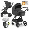 Best deal 😍 Hauck Kombi-Kinderwagen Vision X Duoset Black (Sportwagen und Babywanne) inkl. XXL Zubehörpaket - Melange Black 🧨