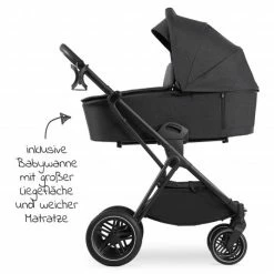 Best deal 😍 Hauck Kombi-Kinderwagen Vision X Duoset Black (Sportwagen und Babywanne) inkl. XXL Zubehörpaket - Melange Black 🧨 -Way Sales hauck kombi kinderwagen vision x duoset black sportwagen und babywanne inkl xxl zubehorpaket melange black 165065 165096 165133 zub d5