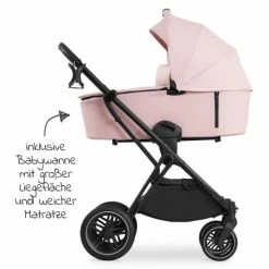 Cheap 🥰 Hauck Kombi-Kinderwagen Vision X Duoset Black (Sportwagen und Babywanne) inkl. XXL Zubehörpaket - Melange Rose ✨ -Way Sales hauck kombi kinderwagen vision x duoset black sportwagen und babywanne inkl xxl zubehorpaket melange rose 165065 165102 165140 zub d5