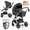 Cheap ✨ Hauck Kombi-Kinderwagen Vision X Duoset Silver (Sportwagen und Babywanne) inkl. XXL Zubehörpaket - Melange Black 🔥