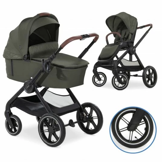 Deals 💯 Hauck Kombi-Kinderwagen Walk N Care Air Set inkl. Babywanne, Sportsitz, Beindecke und Getränkehalter (bis 22kg belastbar) - Dark Olive 👍 1 Deals 💯 Hauck Kombi-Kinderwagen Walk N Care Air Set inkl. Babywanne, Sportsitz, Beindecke und Getränkehalter (bis 22kg belastbar) - Dark Olive 👍