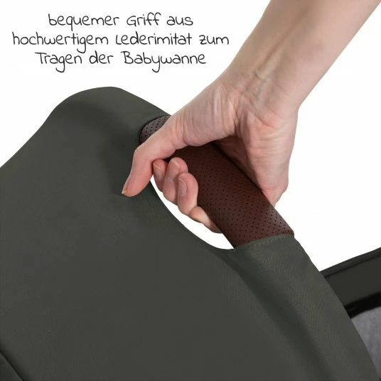 Deals 💯 Hauck Kombi-Kinderwagen Walk N Care Air Set inkl. Babywanne, Sportsitz, Beindecke und Getränkehalter (bis 22kg belastbar) - Dark Olive 👍 6 Deals 💯 Hauck Kombi-Kinderwagen Walk N Care Air Set inkl. Babywanne, Sportsitz, Beindecke und Getränkehalter (bis 22kg belastbar) - Dark Olive 👍 - Image 6