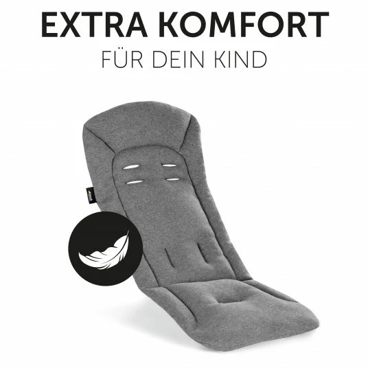 Hot Sale 🔥 Hauck Komfort Sitzauflage für Buggy und Kinderwagen - Charcoal 🌟 3 Hot Sale 🔥 Hauck Komfort Sitzauflage für Buggy und Kinderwagen - Charcoal 🌟 - Image 3
