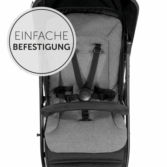 Hot Sale 🔥 Hauck Komfort Sitzauflage für Buggy und Kinderwagen - Charcoal 🌟 5 Hot Sale 🔥 Hauck Komfort Sitzauflage für Buggy und Kinderwagen - Charcoal 🌟 - Image 5