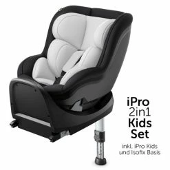 Coupon 😍 Hauck Reboard Kindersitz iPro Kids inkl. Isofix Basis iPro Base - i-Size (bis 4 Jahre) inkl. Sitzverkleinerer - Lunar 😍