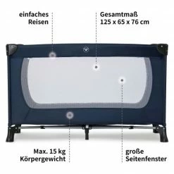 Best deal 😍 Hauck Reisebett Dream'n Play Plus (mit seitlichem Einstieg) - Navy 😍 -Way Sales hauck reisebett dream n play plus mit seitlichem einstieg navy 603604 d4