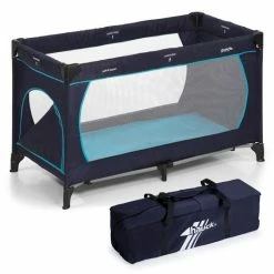 Hot Sale 💯 Hauck Travel cot Dream'n Play Plus - Navy Aqua 😍