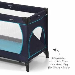 Hot Sale 💯 Hauck Travel cot Dream'n Play Plus - Navy Aqua 😍 -Way Sales hauck reisebett dream n play plus navy aqua 603666 d2