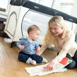 Hot Sale 💯 Hauck Travel cot Dream'n Play Plus - Navy Aqua 😍 -Way Sales hauck reisebett dream n play plus navy aqua 603666 d4