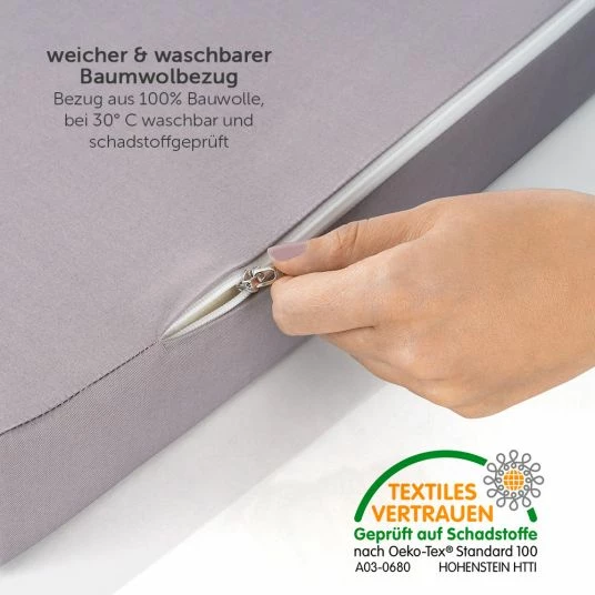 Best Pirce 🥰 Hauck Reisebett Set Dream'n Play - mit Alvi Reisebett Matratze Komfort (schadstoffgeprüft, faltbar, 6 cm Höhe) - Waterblue 🧨 3 Best Pirce 🥰 Hauck Reisebett Set Dream'n Play - mit Alvi Reisebett Matratze Komfort (schadstoffgeprüft, faltbar, 6 cm Höhe) - Waterblue 🧨 - Image 3