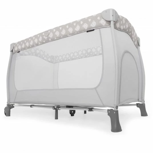 Budget ⌛ Hauck Reisebett Sleep'n Play Center mit Wickelauflage, höhenverstellbar, Rollen & seitlichem Einstieg - Teddy Grey ✔️ 3 Budget ⌛ Hauck Reisebett Sleep'n Play Center mit Wickelauflage, höhenverstellbar, Rollen & seitlichem Einstieg - Teddy Grey ✔️ - Image 3