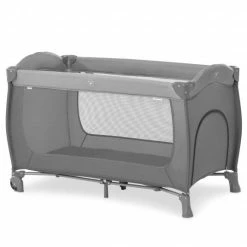 Promo 🛒 Hauck Reisebett Sleep'n Play Go Plus (mit Rollen und seitlichem Einstieg) - Grey 🔔