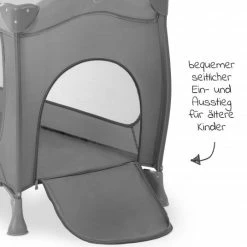 Promo 🛒 Hauck Reisebett Sleep'n Play Go Plus (mit Rollen und seitlichem Einstieg) - Grey 🔔 -Way Sales hauck reisebett sleep n play go plus mit rollen und seitlichem einstieg grey 600818 d2