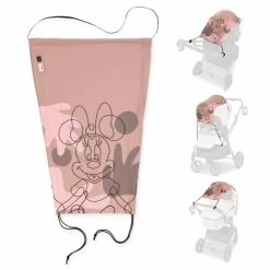 Deals 🎉 Hauck Universal Sonnensegel für Kinderwagen - Disney - Minnie Mouse Rose 👍