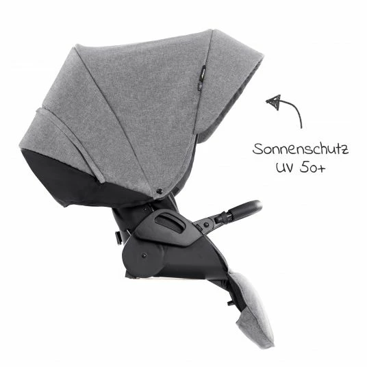 New ⌛ Hauck Vision X Sitzeinheit - Melange Grey ⭐ 3 New ⌛ Hauck Vision X Sitzeinheit - Melange Grey ⭐ - Image 3