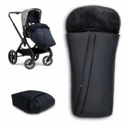 Best Pirce ✔️ Hauck Winter-Fußsack für Kinderwagen und Buggy Pushchair Footmuff - Schwarz 👍